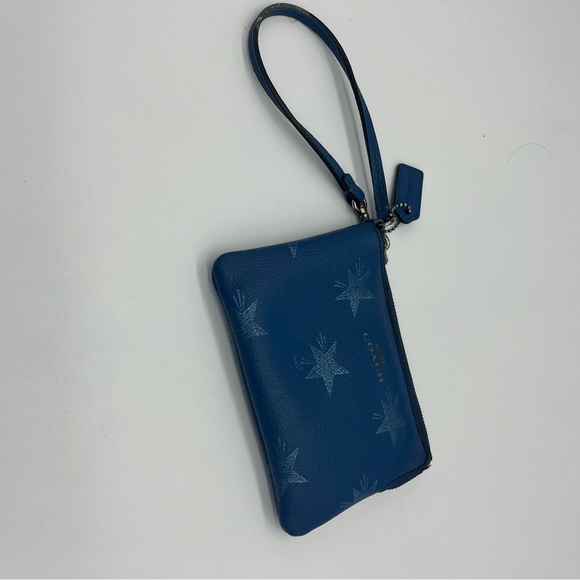 Blue Coach wristlet - Picture 2 of 4